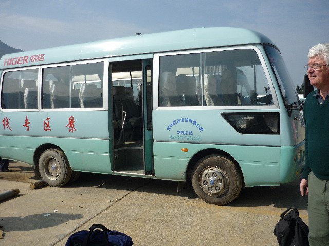 Tourist bus to take you part way up the mountain