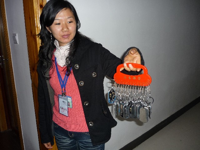 Housekeeper with keys