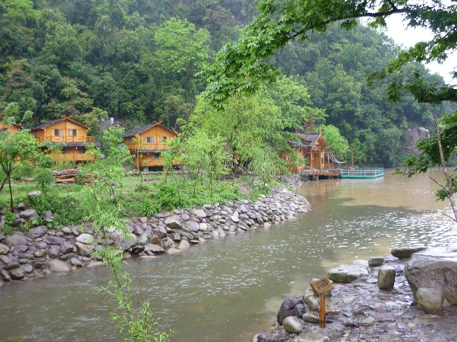 Self catering chalets and rafting start point