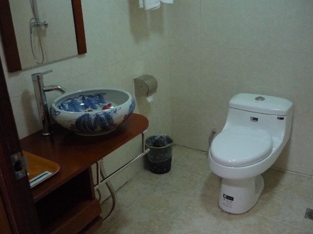 The bathroom