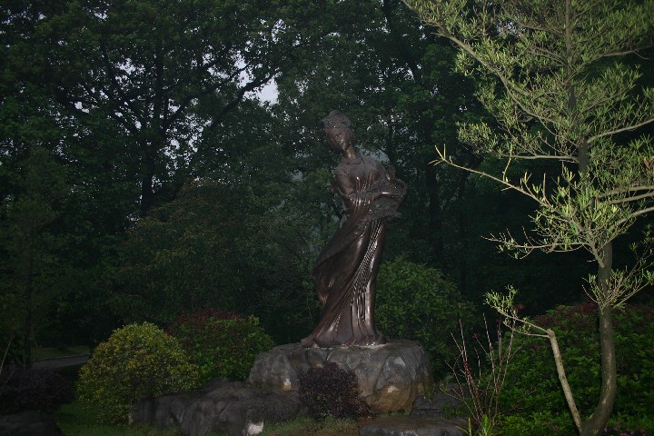Bronze lady
