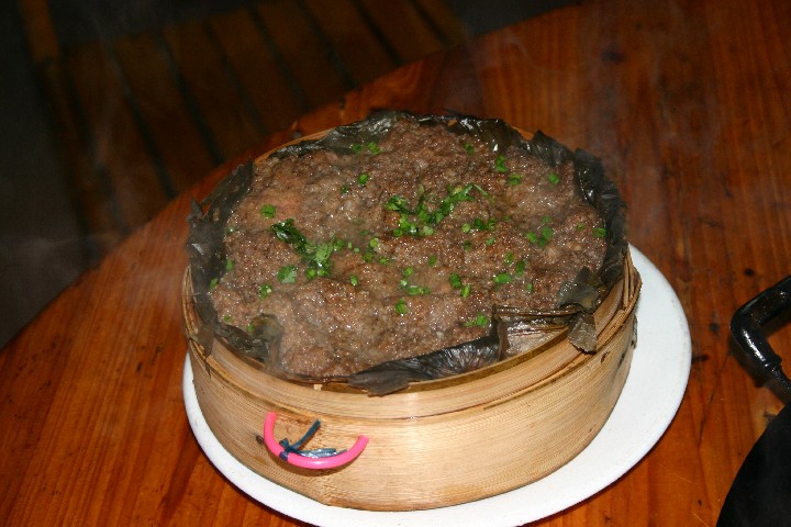 Glutonous rice with pork rib