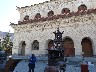 Brick building with the monks inside