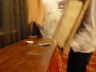 Cutting with sharp knife