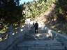 Many steps up to temple