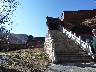 Steps up to back door of temple