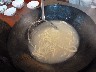 Noodles cooking