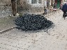 Coal stored on street