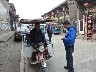 George pays for the buggy we took to lunchtime place