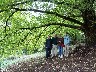 The 4 of us under the Ginkgo trees