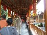 Entering eating area