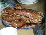 Large prawn like creatures
