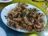 Fried prawns