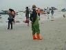 Orange is the lifeguard life jackets what is this man