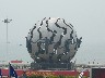Sculpture on beach