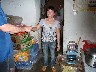 Lady who cooked our evening meal