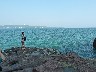 Oh the sea looks so good it is so hot