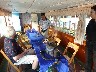 Inside the boat