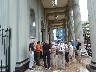 Cesar explaining the cathedral to us