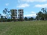 Unusual to see high rise buildings