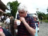 We had a coconut to drink and then eat 1