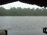 And rained