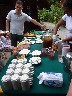 Refreshments back at the resort