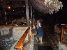 Dry side of floating bar