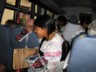 Otavalo traders in bus 2