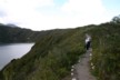 The path by the crater lake