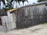 A wooden fence at Puerto Villamil