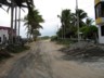 The Puerto Villamil sea-front road