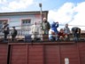 On top of the train at Guamote