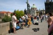 Crossing Charles Bridge 014