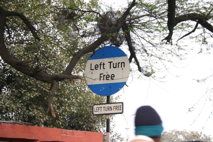 Left turn free