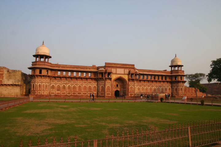 Inside the Agra Red Fort