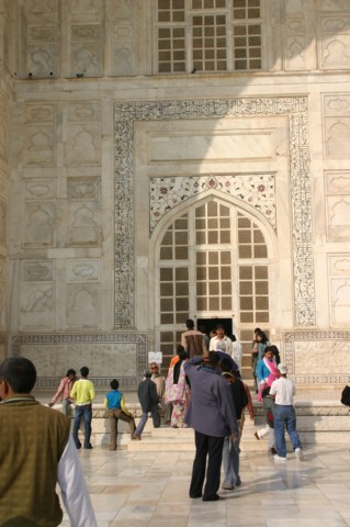 The entrance to the burial chamber