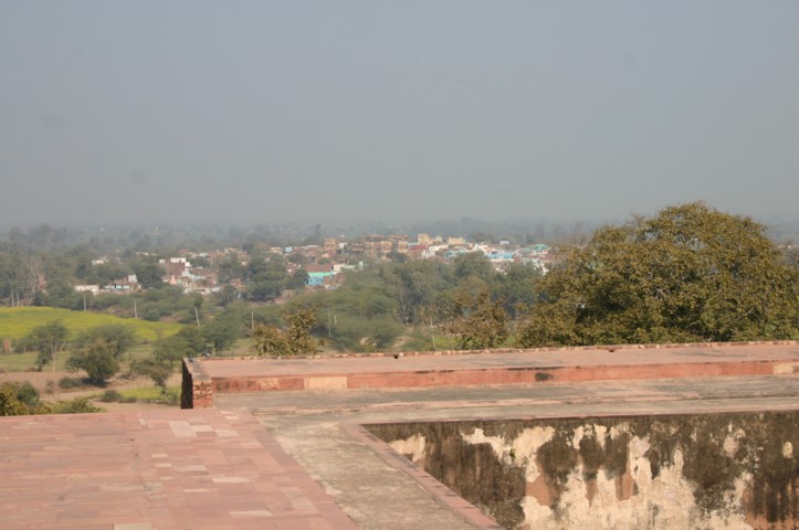 Looking over the town of Fatehpur Sikri