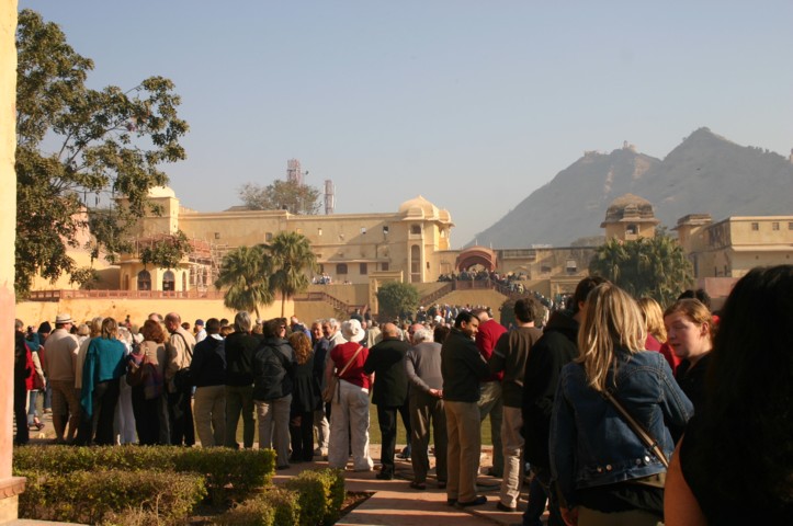 Queuing for the elephant ride