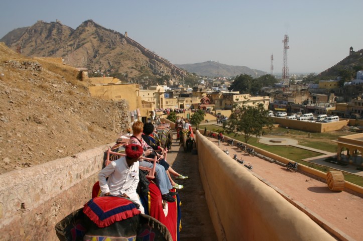 Riding up to Palace