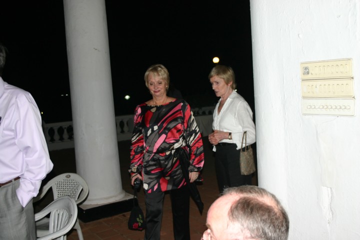 Bernice and Audrey at the Madras Club