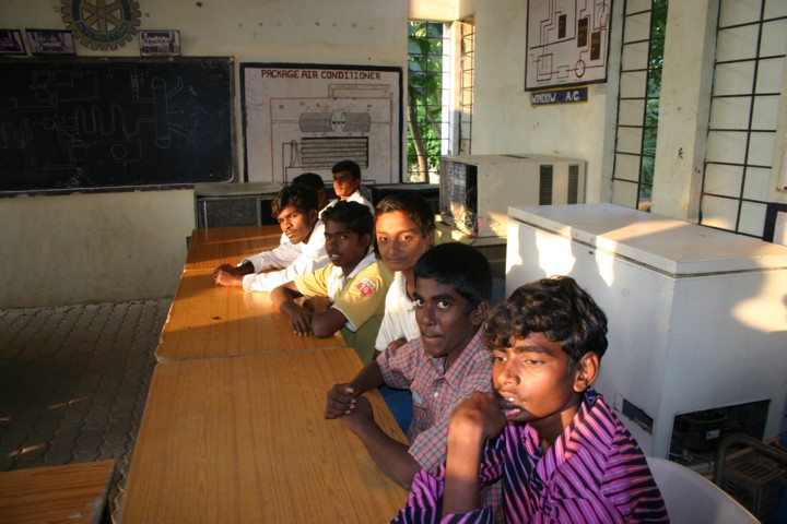 Vocational training students