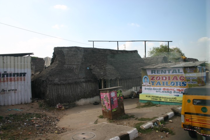 Shanty town in Chennai