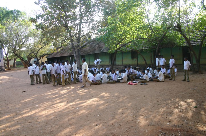 Students at the school