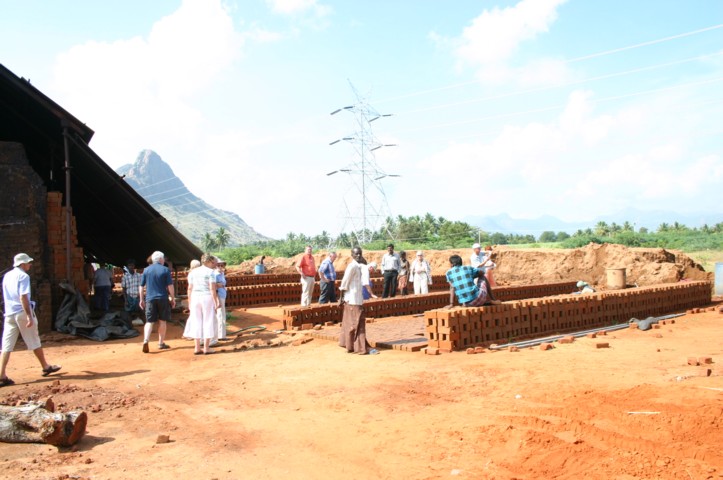 Visiting a brick kiln