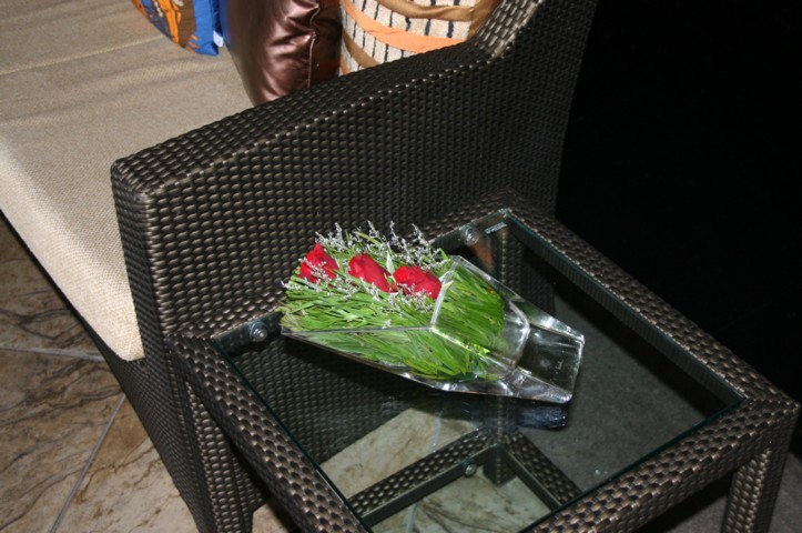 Wedding decorations still around