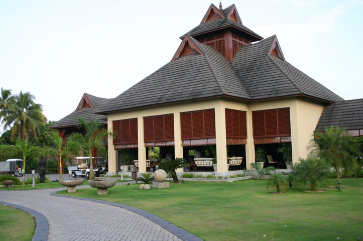 The reception building