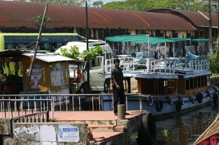 Docking at Alleppy