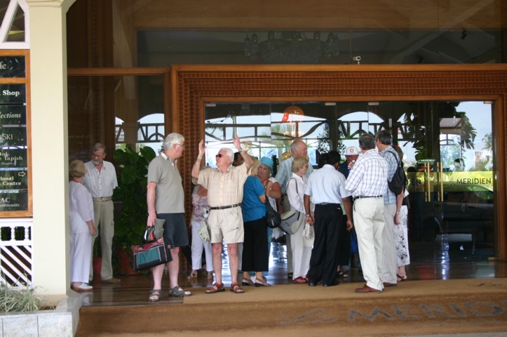 Waiting to tour Cochin