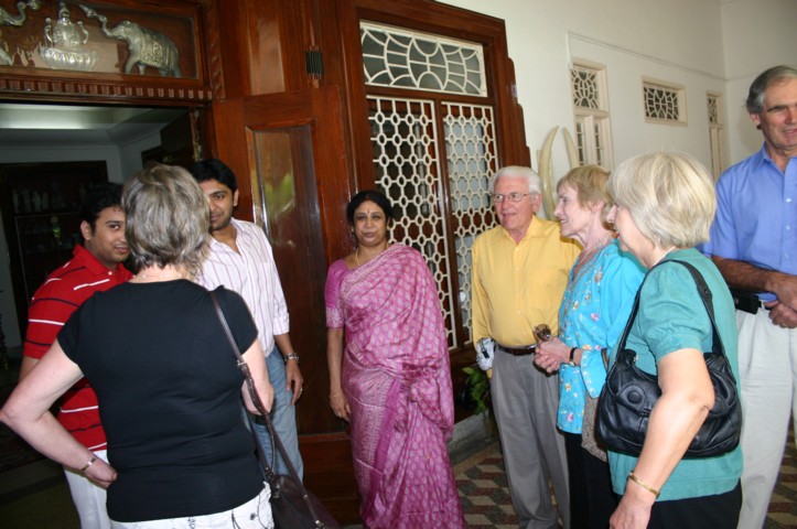 Arrival at Ramu's with Baby and son